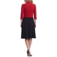 thumbnail image 4 of Moxiu Boléro pour Femme Manches 3/4 Léger Ouvert Cardigan Court en Tricot Chandail Court Ensemble Cardigan pour Femmes 2025 Rouge,m, 4 of 8