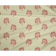 thumbnail image 4 of oneOone Polyester Lycra Fabric Floral & Flying Swan Block Printed Fabric 1 Yard 56 Inch Wide, 4 of 4