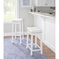thumbnail image 4 of Warren White Barstool, 4 of 8