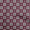 thumbnail image 1 of oneOone Rayon Dark Magenta Fabric Block Sewing Craft Projects Fabric Prints By Yard 56 Inch Wide-FK, 1 of 5