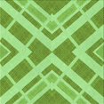 thumbnail image 1 of Ahgly Tapis d'Intérieur Lavable en Machine Carré Vert Lime Foncé, 6 Pieds Carré, 1 of 7