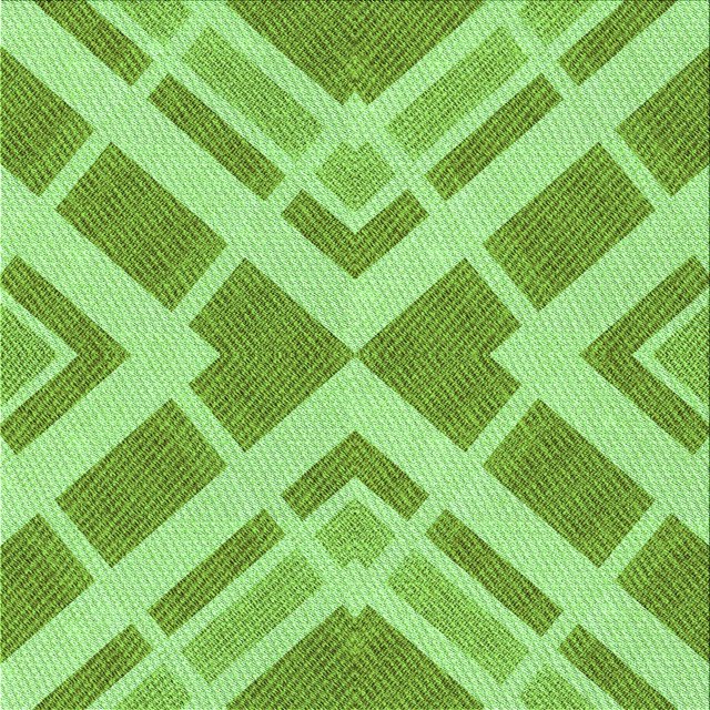 Ahgly Tapis d'Intérieur Lavable en Machine Carré Vert Lime Foncé, 6 Pieds Carré