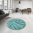 thumbnail image 4 of Ahgly Company Machine Washable Indoor Rectangle Transitional Aquamarine Stone Green Area Rugs, 8' x 12', 4 of 7
