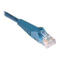 thumbnail image 2 of Eaton Tripp Lite Series Cat5e 350 MHz Câble Ethernet Moulé Sans Accroc (UTP) (RJ45 M/M), PoE - Bleu, 20 Pi (6,09 m) - Câble de Raccord - RJ-45 (m) vers RJ-45 (m) - 20 Pi - UTP - CAT 5e - Moulé, Sans Accroc, Échoué - Bleu, 2 of 2