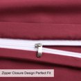 thumbnail image 4 of Unique Bargains 1800 Microfiber Zippered Pillowcases 2pcs, 4 of 10
