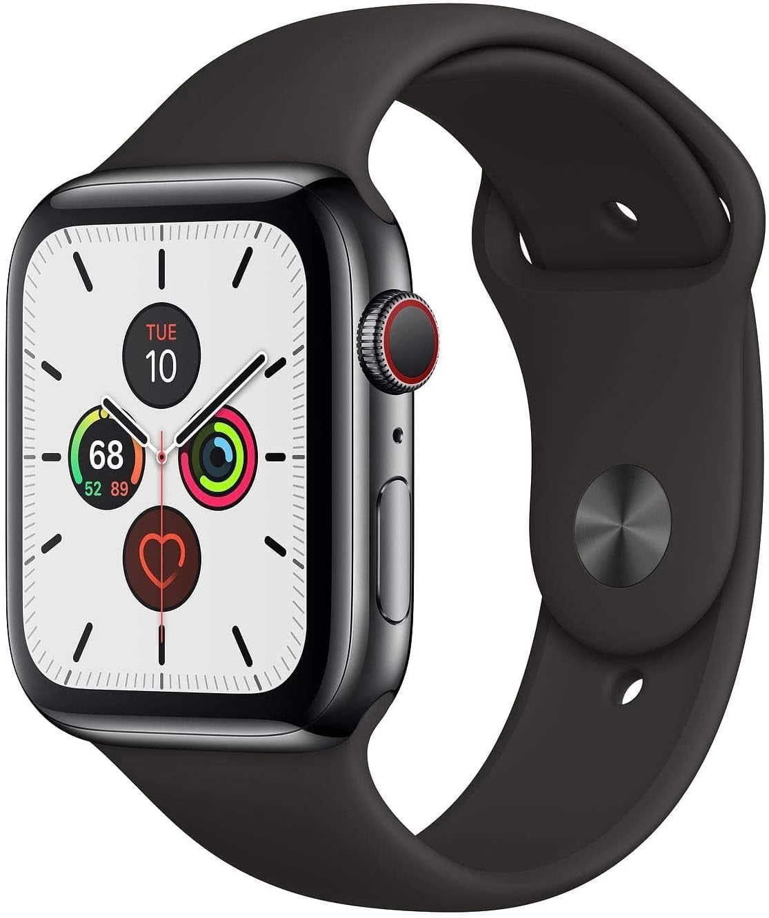Refurbished Apple Watch Series 5 Stainless Steel 40mm A2094 (GPS + Cellular) Space Black (Grade A)