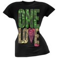 thumbnail image 1 of Bob Marley - T-Shirt Noir pour Femme One Love Block, 1 of 1