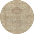 thumbnail image 1 of Ahgly Company Tapis d'Intérieur Ronds Abstraits Bruns Abstraits pour Aire, 6 Pieds Rond, 1 of 6
