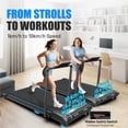 thumbnail image 2 of IMFIT Walking Pad Pro Treadmill | Compact Foldable Design | Quiet Operation | Manual Incline | Handrail for Extra Support | Tablet Mount | Remote Control | Space-Saving | 265 lbs Capacity, 2 of 8