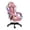 Rose, variante sur Wingomart Chaise de Jeu Ergonomique avec Repose-Pieds, Chaise de Jeu à Dossier Haut en Similicuir avec Lumière DEL RVB et Accoudoirs Réglables Hauteur Réglable Pivotante