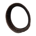thumbnail image 3 of Feltree Large Plush Inner No Ring Winter Car Steering Wheel Cover Warm Avoid Slip Wear Boycott Handlebar Cover Round D-type, 3 of 7