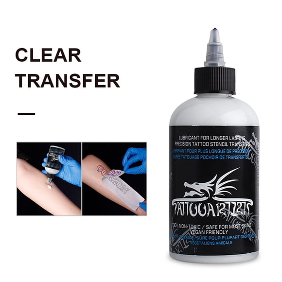 30/125/250ML Tattoo Transfer Gel Quick Dry Long Lasting Professional Tattoo Stencil Gel Thermal Copier Tattoo Transfer Stuff Solution Cream for Tattoo Artist