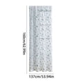 thumbnail image 3 of Ohufall Large Size Translucent Leaf Embroidered Decorative Curtains For Double Bedroom Living Room Home Window Treatments, 3 of 6