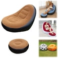 thumbnail image 2 of kjfeif Inflatable Deck Chair with Air Pump, Lounger Sofa for Indoor Living Room Bedroom, Outdoor Travel Camping Picnic Beach Chaise Lounges, 2 of 9