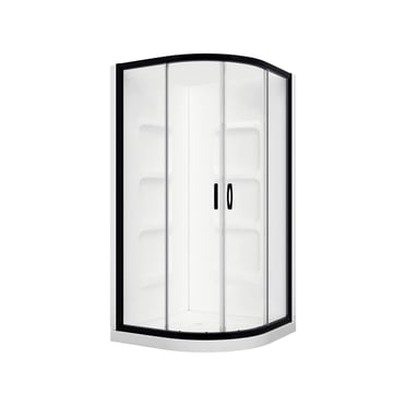 A&E Bath and Shower MONA-36-BLK-KIT Shower Kit