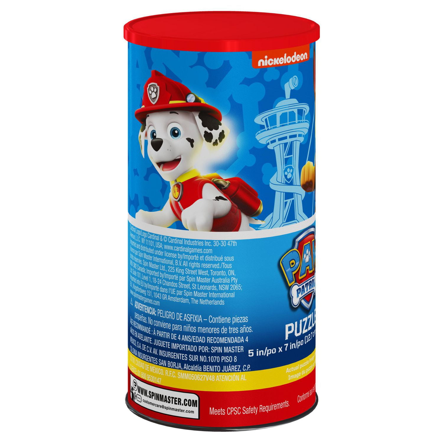 Puzzle PAW Patrol 48 pièces en tube