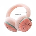 thumbnail image 2 of Cache-oreilles Ajustables pour Femmes et Enfants, Fruits, Hiver, Chauds, Pliants, Cache-Oreilles Chauds, Dessin Animé, Cache-Oreilles Froids, 2 of 3