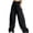 Black, variant on Cameland Teen Girls Cargo Pants With Pockets Parachute Pants For Women Y2K Baggy Drawstring Streetwear Trendy Pants