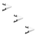 thumbnail image 3 of Ruiboury V Forme Réglable Pliage Mobile Tablette Téléphone Intelligent Stands Support de Taille Portable Blanc 3Set, 3 of 6