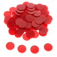 thumbnail image 3 of 100x 25MM Chips Set Family Games Red, 3 of 8