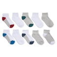 thumbnail image 3 of George Kids' Ankle Socks 10-Pack, 3 of 4