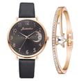 thumbnail image 3 of Sleek Minimalist Fashion With Strap Dial Womens Quartz Watch Gift Watch, 3 of 9