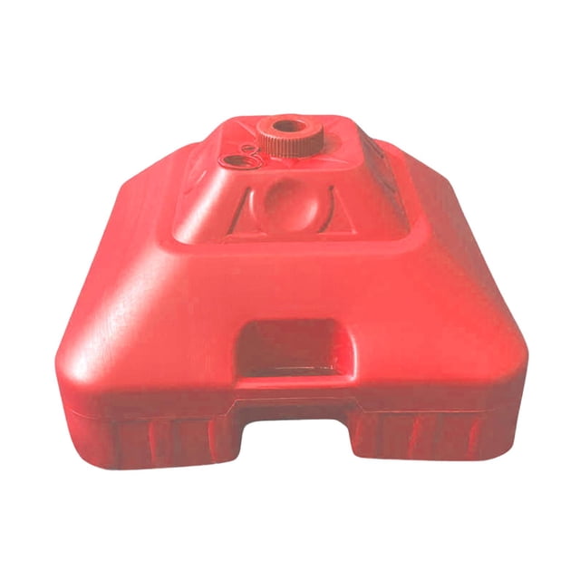 Umbrella Stand Base Fillable Patio Umbrella Base Stand Pole Holder for Lawn Deck Red