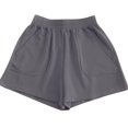 thumbnail image 1 of Womens Solid Color High Waisted Loose Slimming Wide Leg Pants Solid Color Casual Shorts, 1 of 5