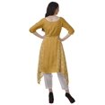 thumbnail image 4 of Moomaya Ensemble Tunique Indienne Haut et Pantalon Manches 3/4 Imprimé Kurta Kurti de Designer pour Femmes, 4 of 6