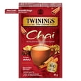 thumbnail image 1 of Twinings Chai Black Tea Bags, Warm & Spiced, Naturally Caffeinated, 20 Count, 1 of 6