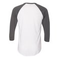 thumbnail image 2 of 5050 Raglan T-Shirt à Manches Trois-Quarts, XL, WhiteAsphalt, 2 of 2