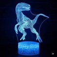 thumbnail image 1 of 3D LED Night Light Lamp Dinosaur Series 16Color Night Light with Remote Control Table Lamps Toys Gift For kid Home Decoration, 1 of 7