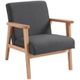 thumbnail image 1 of HOMCOM Mid-Century Modern Accent Chair for Living Room Bedroom, 1 of 10