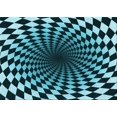 thumbnail image 1 of Ahgly Company Machine Washable Indoor Rectangle Transitional Deep Teal Green Area Rugs, 6' x 9', 1 of 7