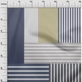 thumbnail image 3 of oneOone Rayon Gray Fabric Stripes Sewing Craft Projects Fabric Prints By Yard 56 Inch Wide, 3 of 4