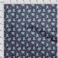thumbnail image 4 of oneOone Rayon Navy Blue Fabric Circus Fabric For Sewing Printed Craft Fabric By The Yard 56 Inch Wide, 4 of 5