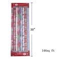 thumbnail image 2 of 8 Rolls 144 SQFT Multicolour Assorted Christmas Wrapping Paper by Holiday Time, 2 of 10