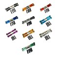 thumbnail image 3 of Smilepp Aluminum Alloy Front Rear Servo Link For 1/18 Hobbico Dromida RC Car S Performance With Premium Aluminum Alloy Front black 1Set, 3 of 6