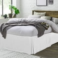thumbnail image 2 of Unique Bargains Pleated Bed Skirt Classic Tailored Styling Dust Ruffled Hotel, 2 of 10