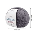 thumbnail image 3 of Deals! Gspmoly Wool Hand-Woven Medium Coarse Scarf Hat Overcoat Wool Merinoss Wool Wool Cashmeres Yarn Deals, 3 of 6
