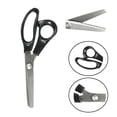 thumbnail image 1 of Dressmaking Scissor Tailor Sewing Embroidery Crafting stainless steel Stainless Steel Shear Fabric Edge Scissor, Triangular, 3mm, 1 of 7