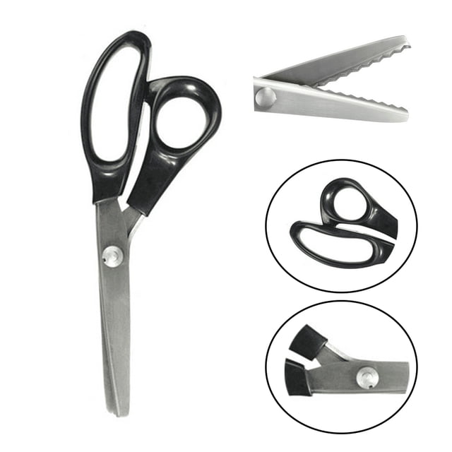 Dressmaking Scissor Tailor Sewing Embroidery Crafting stainless steel Stainless Steel Shear Fabric Edge Scissor, Triangular, 3mm