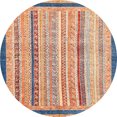 thumbnail image 1 of Ahgly Company Tapis d'Intérieur Ronds Abstraits Bruns Abstraits pour Aire, 3 Pieds Rond, 1 of 6