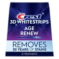 thumbnail image 1 of Crest 3D Whitestrips Age Renew At-home Teeth Whitening Kit, 21 Treatments, 28 Levels Whiter, 1 of 20