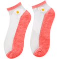 thumbnail image 2 of Up To $10 Socks Red 5PC Women Casual Cute Little Daisy Mesh Splice Breathable Short Socks, 2 of 2