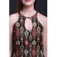 thumbnail image 3 of Bimba Ikat Ladies Sleeveless Long Print Maxi Dress with Side Slits Summer Wear-XXX-Large, 3 of 6