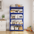 thumbnail image 2 of FullFurnique 71″ Height Metal Storage Rack with Adjustable Shelves, Blue, 2 of 8