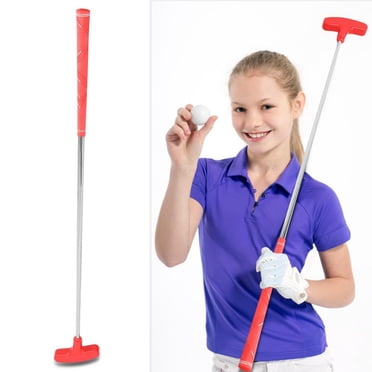 FAGINEY 3 Colors 27inch Mini Rubber Head Golf Putters Kids Golf Putter Steel Shaft, Golf Putter for Kids, Golf Shaft