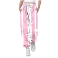 thumbnail image 1 of Pants for Boys, Printed Elastic Waist Drawstring Pocket Full Length, Kids Pants, 1 of 5