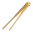 thumbnail image 2 of Kitchen Tongs Versatile Kitchen Barbecue Tongs for Barbecue Baking Bakeries Gold L, 2 of 8